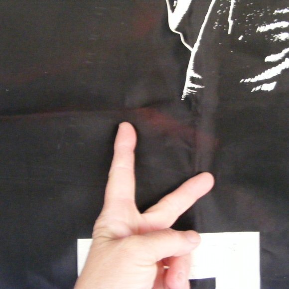 THE WHO Satin Banner/Flag, OS, Vintage, Black - Picture 9 of 10